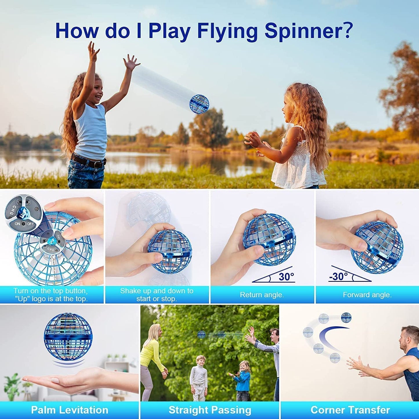 Flying Orb Ball Boomerang Mini Pro Spinner